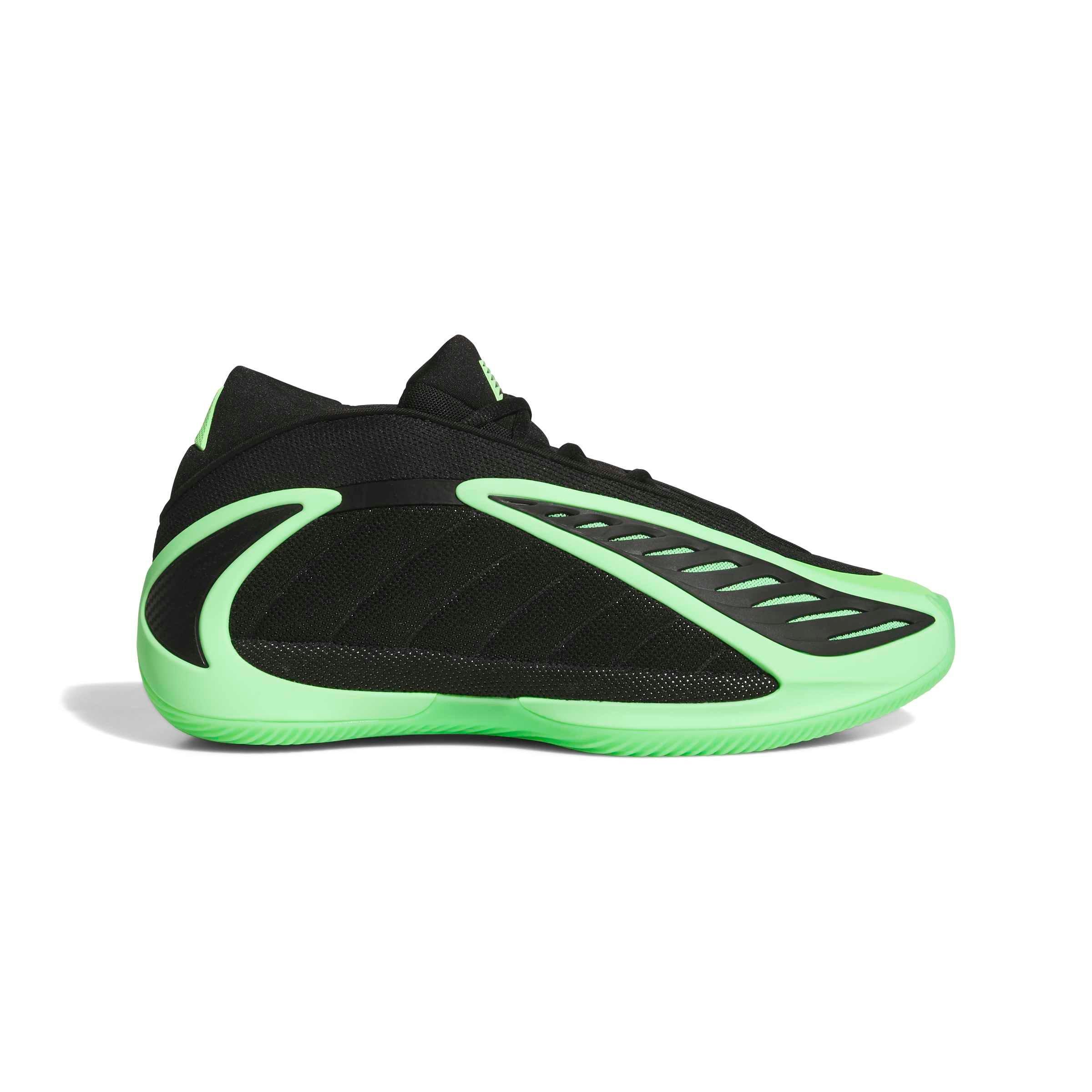 adidas Anthony Edwards 2 "Glow Green" Men's Basketball Shoe - BLACK/GREEN